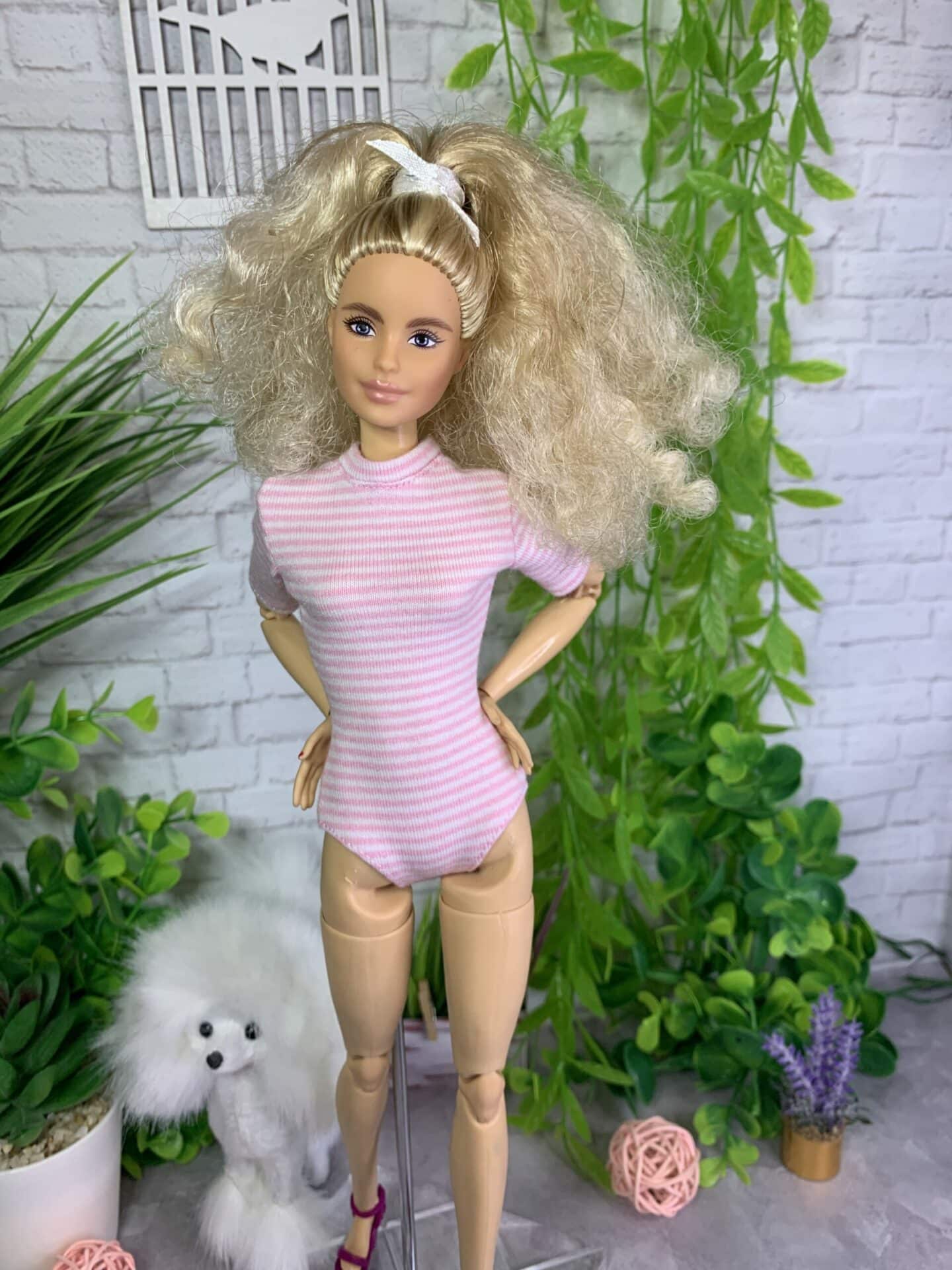 Articulated Barbie Dark Skin, Afro Puffs and Braids see