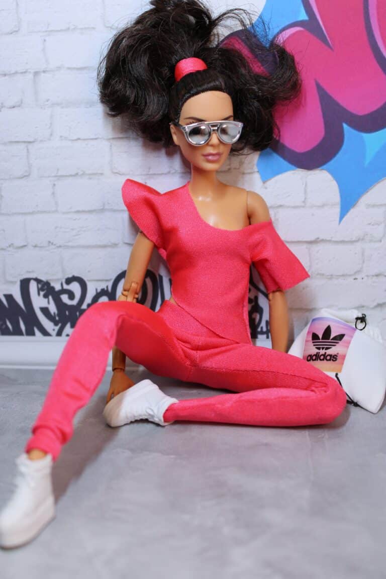 Mattel Barbie Doll Black Thicker Nylon Tights Leggings Footed Pants Bottoms  | eBay